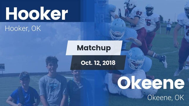 Watch this highlight video of the Hooker (OK) football team in its game Matchup: Hooker vs. Okeene  2018 on Oct 12, 2018