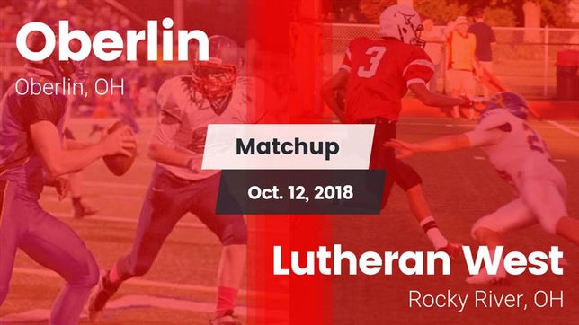 Watch this highlight video of the Oberlin (OH) football team in its game Matchup: Oberlin vs. Lutheran West  2018 on Oct 12, 2018