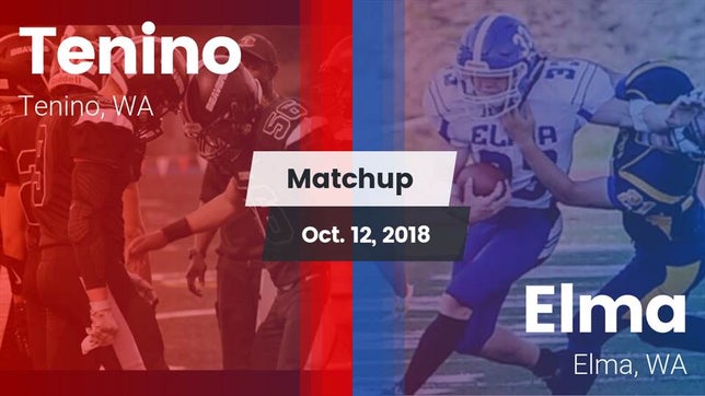 Watch this highlight video of the Tenino (WA) football team in its game Matchup: Tenino vs. Elma  2018 on Oct 12, 2018