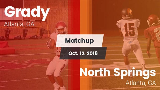 Watch this highlight video of the Midtown (Atlanta, GA) football team in its game Matchup: Grady  vs. North Springs  2018 on Oct 12, 2018