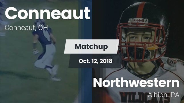 Watch this highlight video of the Conneaut (OH) football team in its game Matchup: Conneaut Middle vs. Northwestern  2018 on Oct 12, 2018