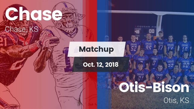 Watch this highlight video of the Chase (KS) football team in its game Matchup: Chase vs. Otis-Bison  2018 on Oct 12, 2018