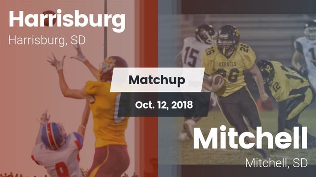 Watch this highlight video of the Harrisburg (SD) football team in its game Matchup: Harrisburg vs. Mitchell  2018 on Oct 12, 2018