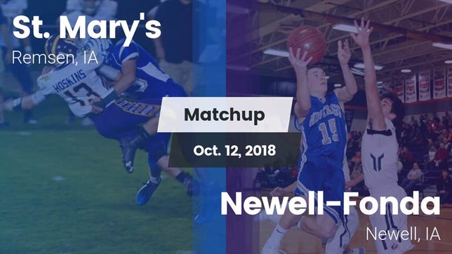 Watch this highlight video of the St. Mary's (Remsen, IA) football team in its game Matchup: St. Mary's High vs. Newell-Fonda  2018 on Oct 12, 2018