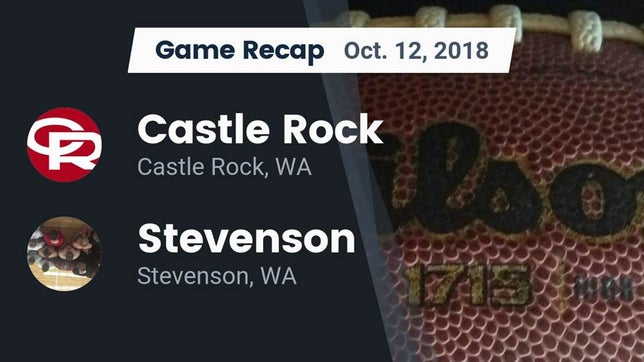 Watch this highlight video of the Castle Rock (WA) football team in its game Recap: Castle Rock  vs. Stevenson  2018 on Oct 12, 2018
