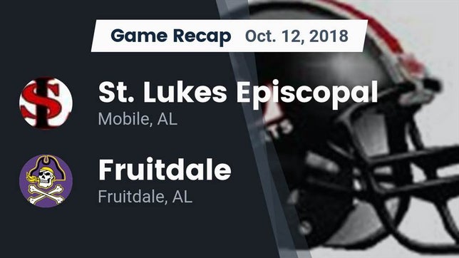 Watch this highlight video of the St. Luke's Episcopal (Mobile, AL) football team in its game Recap: St. Lukes Episcopal  vs. Fruitdale  2018 on Oct 12, 2018