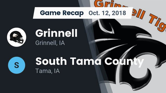 Watch this highlight video of the Grinnell (IA) football team in its game Recap: Grinnell  vs. South Tama County  2018 on Oct 12, 2018