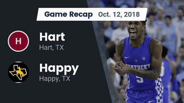 Watch this highlight video of the Hart (TX) football team in its game Recap: Hart  vs. Happy  2018 on Oct 12, 2018