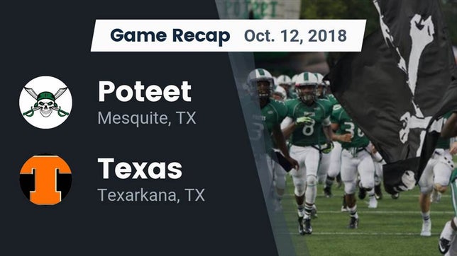 Watch this highlight video of the Poteet (Mesquite, TX) football team in its game Recap: Poteet  vs. Texas  2018 on Oct 12, 2018