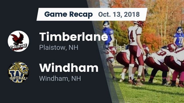 Watch this highlight video of the Timberlane (Plaistow, NH) football team in its game Recap: Timberlane  vs. Windham  2018 on Oct 13, 2018