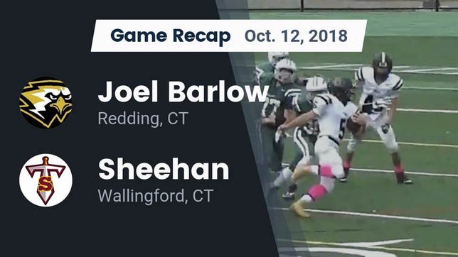 Watch this highlight video of the Joel Barlow (Redding, CT) football team in its game Recap: Joel Barlow  vs. Sheehan  2018 on Oct 12, 2018