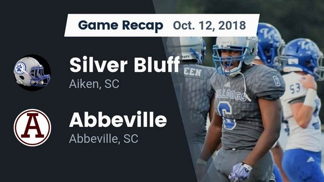 Watch this highlight video of the Silver Bluff (Aiken, SC) football team in its game Recap: Silver Bluff  vs. Abbeville  2018 on Oct 12, 2018