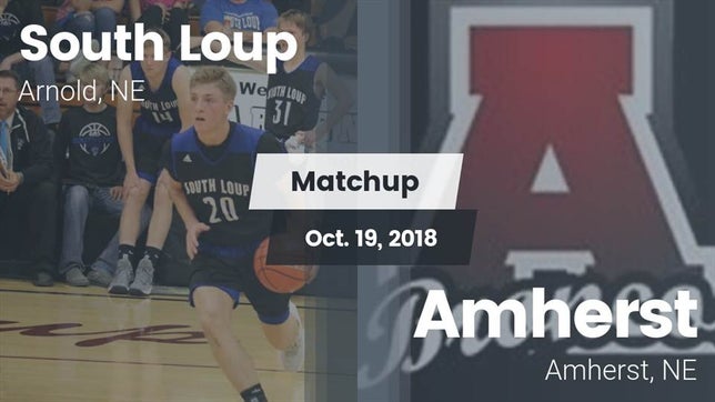 Watch this highlight video of the South Loup (Arnold, NE) football team in its game Matchup: South Loup High vs. Amherst  2018 on Oct 18, 2018