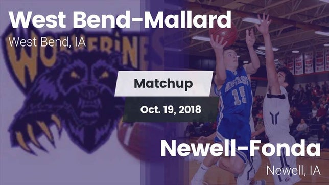 Watch this highlight video of the West Bend-Mallard (West Bend, IA) football team in its game Matchup: West Bend-Mallard vs. Newell-Fonda  2018 on Oct 19, 2018