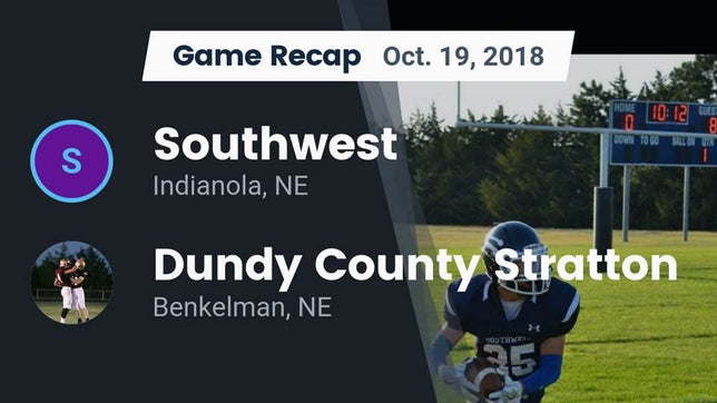 Watch this highlight video of the Southwest (Bartley, NE) football team in its game Recap: Southwest  vs. Dundy County Stratton  2018 on Oct 19, 2018