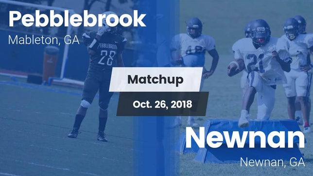 Watch this highlight video of the Pebblebrook (Mableton, GA) football team in its game Matchup: Pebblebrook High vs. Newnan  2018 on Oct 26, 2018