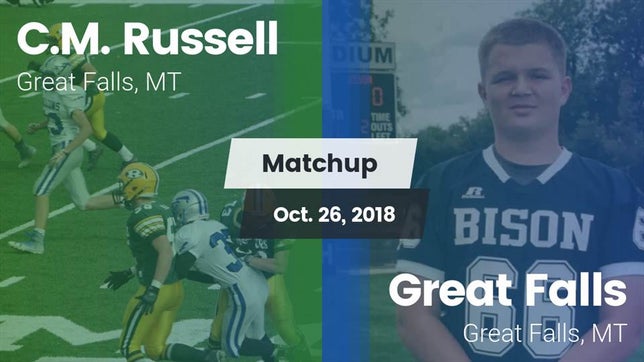 Watch this highlight video of the Russell (Great Falls, MT) football team in its game Matchup: Russell  vs. Great Falls  2018 on Oct 26, 2018