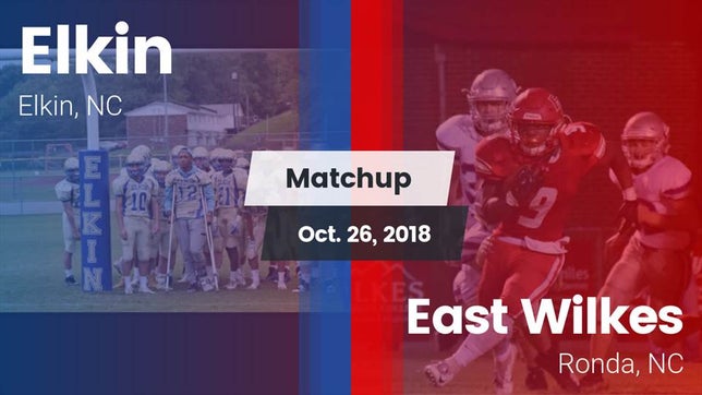 Watch this highlight video of the Elkin (NC) football team in its game Matchup: Elkin vs. East Wilkes  2018 on Oct 26, 2018