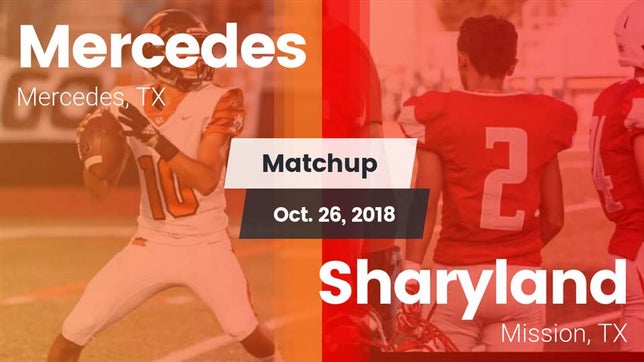 Watch this highlight video of the Mercedes (TX) football team in its game Matchup: Mercedes  vs. Sharyland  2018 on Oct 26, 2018