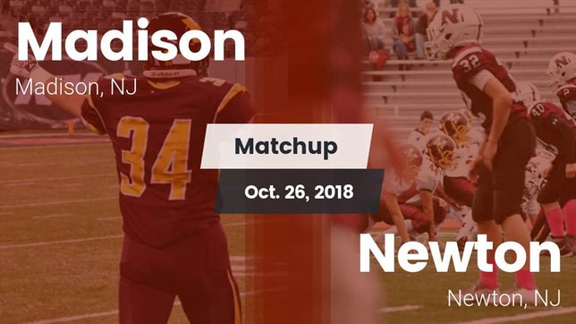 Watch this highlight video of the Madison (NJ) football team in its game Matchup: Madison vs. Newton  2018 on Oct 26, 2018