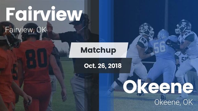 Watch this highlight video of the Fairview (OK) football team in its game Matchup: Fairview  vs. Okeene  2018 on Oct 26, 2018