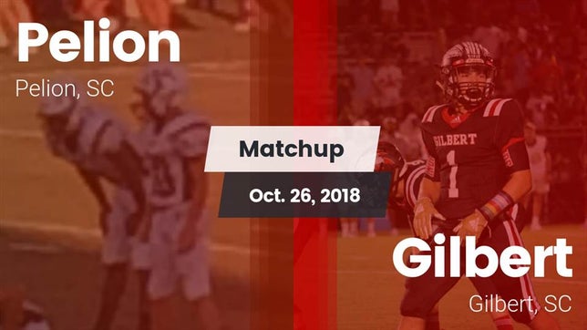 Watch this highlight video of the Pelion (SC) football team in its game Matchup: Pelion vs. Gilbert  2018 on Oct 26, 2018