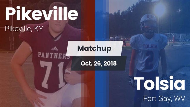 Watch this highlight video of the Pikeville (KY) football team in its game Matchup: Pikeville vs. Tolsia  2018 on Oct 26, 2018