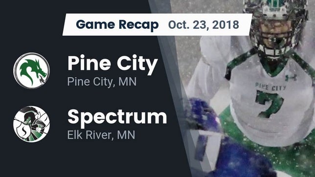 Watch this highlight video of the Pine City (MN) football team in its game Recap: Pine City  vs. Spectrum  2018 on Oct 23, 2018