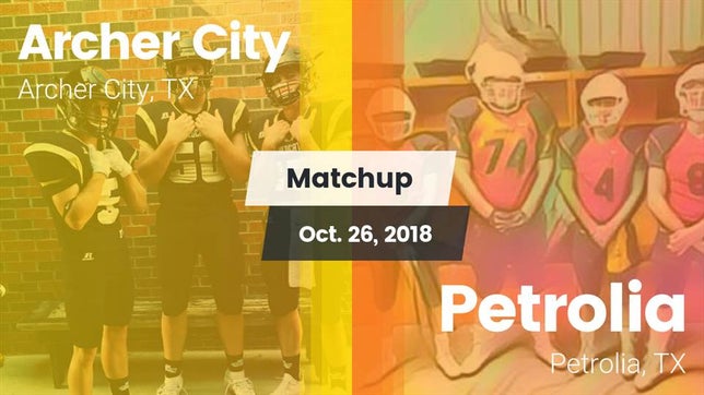 Watch this highlight video of the Archer City (TX) football team in its game Matchup: Archer City vs. Petrolia  2018 on Oct 26, 2018