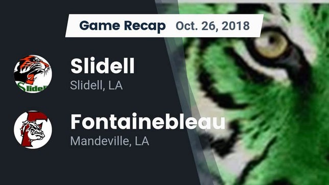 Watch this highlight video of the Slidell (LA) football team in its game Recap: Slidell  vs. Fontainebleau  2018 on Oct 26, 2018