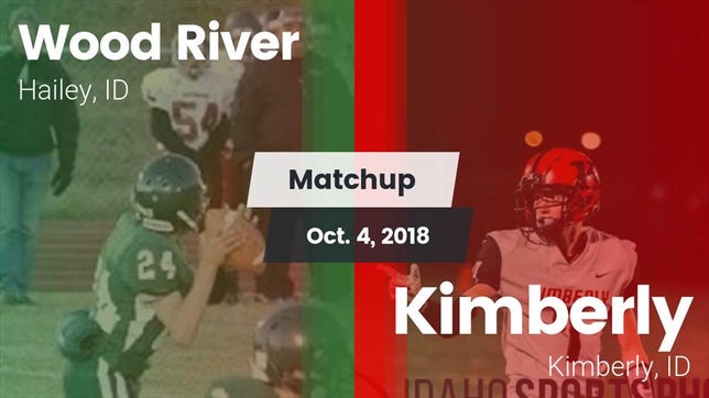 Watch this highlight video of the Wood River (Hailey, ID) football team in its game Matchup: Wood River High vs. Kimberly  2018 on Oct 5, 2018