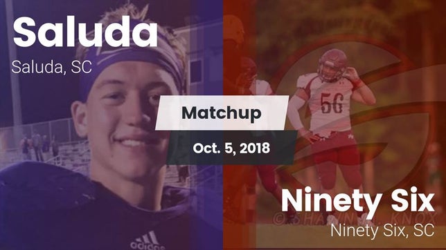 Watch this highlight video of the Saluda (SC) football team in its game Matchup: Saluda vs. Ninety Six  2018 on Oct 5, 2018