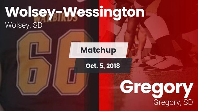 Watch this highlight video of the Wolsey-Wessington (Wolsey, SD) football team in its game Matchup: Wolsey-Wessington vs. Gregory  2018 on Oct 5, 2018