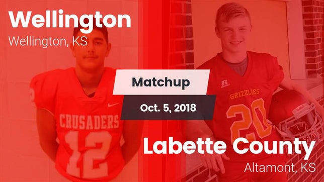 Watch this highlight video of the Wellington (KS) football team in its game Matchup: Wellington High Scho vs. Labette County  2018 on Oct 5, 2018