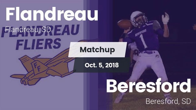 Watch this highlight video of the Flandreau (SD) football team in its game Matchup: Flandreau vs. Beresford  2018 on Oct 5, 2018