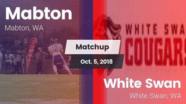 Watch this highlight video of the Mabton (WA) football team in its game Matchup: Mabton vs. White Swan  2018 on Oct 5, 2018