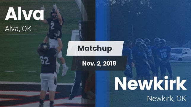 Watch this highlight video of the Alva (OK) football team in its game Matchup: Alva vs. Newkirk  2018 on Nov 2, 2018