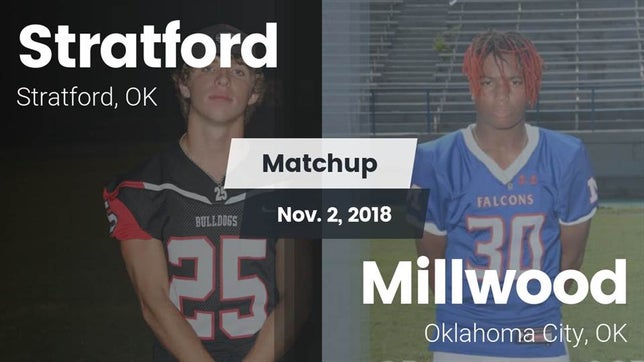 Watch this highlight video of the Stratford (OK) football team in its game Matchup: Stratford vs. Millwood  2018 on Nov 2, 2018
