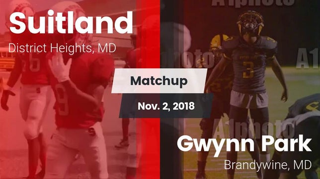 Watch this highlight video of the Suitland (Forestville, MD) football team in its game Matchup: Suitland vs. Gwynn Park  2018 on Nov 2, 2018