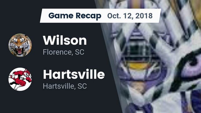 Watch this highlight video of the Wilson (Florence, SC) football team in its game Recap: Wilson  vs. Hartsville  2018 on Oct 12, 2018