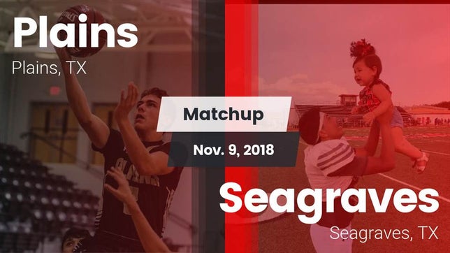 Watch this highlight video of the Plains (TX) football team in its game Matchup: Plains  vs. Seagraves  2018 on Nov 9, 2018