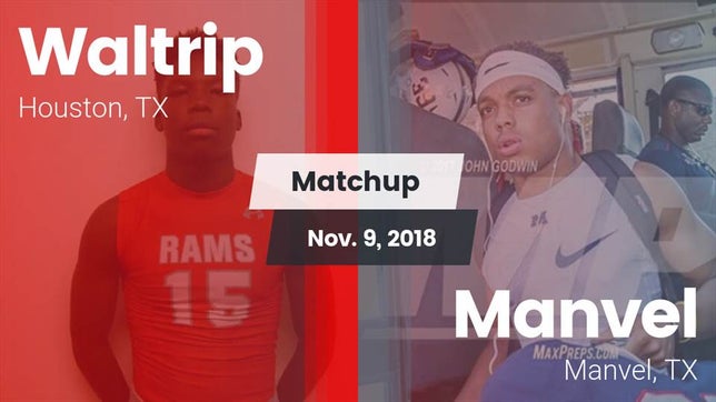 Watch this highlight video of the Waltrip (Houston, TX) football team in its game Matchup: Waltrip vs. Manvel  2018 on Nov 9, 2018
