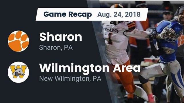 Watch this highlight video of the Sharon (PA) football team in its game Recap: Sharon  vs. Wilmington Area  2018 on Aug 24, 2018