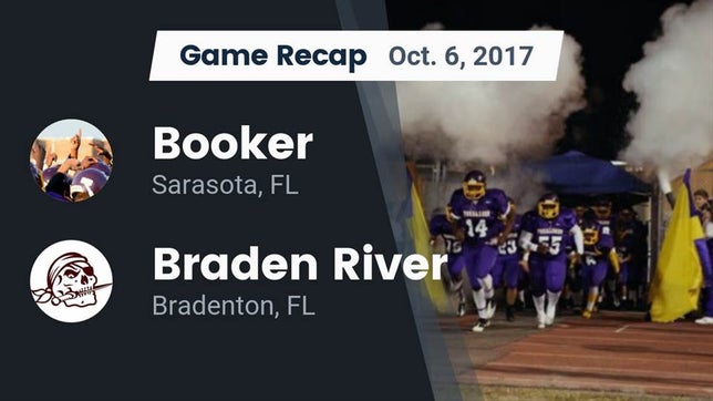 Watch this highlight video of the Booker (Sarasota, FL) football team in its game Recap: Booker  vs. Braden River  2017 on Oct 6, 2017