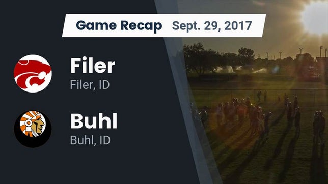 Watch this highlight video of the Filer (ID) football team in its game Recap: Filer  vs. Buhl  2017 on Sep 29, 2017