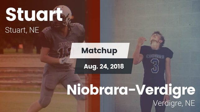 Watch this highlight video of the Stuart (NE) football team in its game Matchup: Stuart vs. Niobrara-Verdigre  2018 on Aug 24, 2018