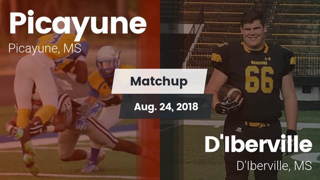 Watch this highlight video of the Picayune (MS) football team in its game Matchup: Picayune vs. D'Iberville  2018 on Aug 24, 2018