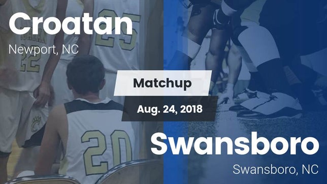 Watch this highlight video of the Croatan (Newport, NC) football team in its game Matchup: Croatan  vs. Swansboro  2018 on Aug 24, 2018