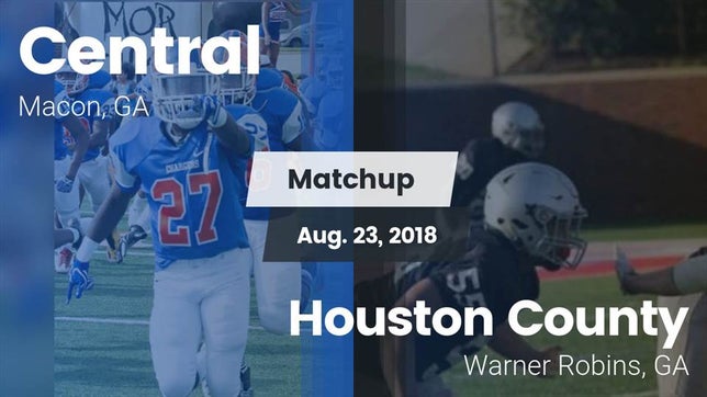 Watch this highlight video of the Central (Macon, GA) football team in its game Matchup: Central vs. Houston County  2018 on Aug 23, 2018