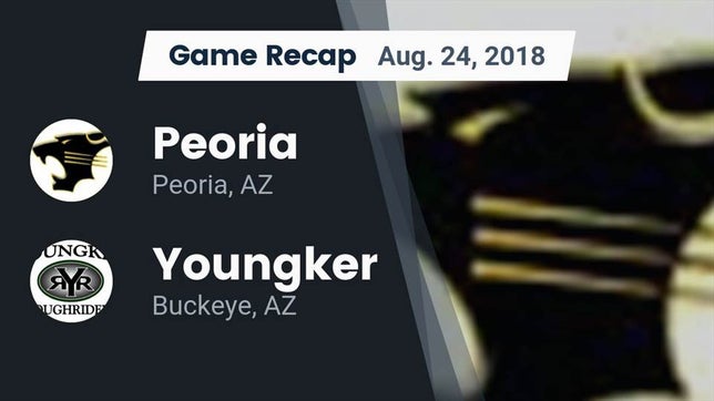 Watch this highlight video of the Peoria (AZ) football team in its game Recap: Peoria  vs. Youngker  2018 on Aug 24, 2018